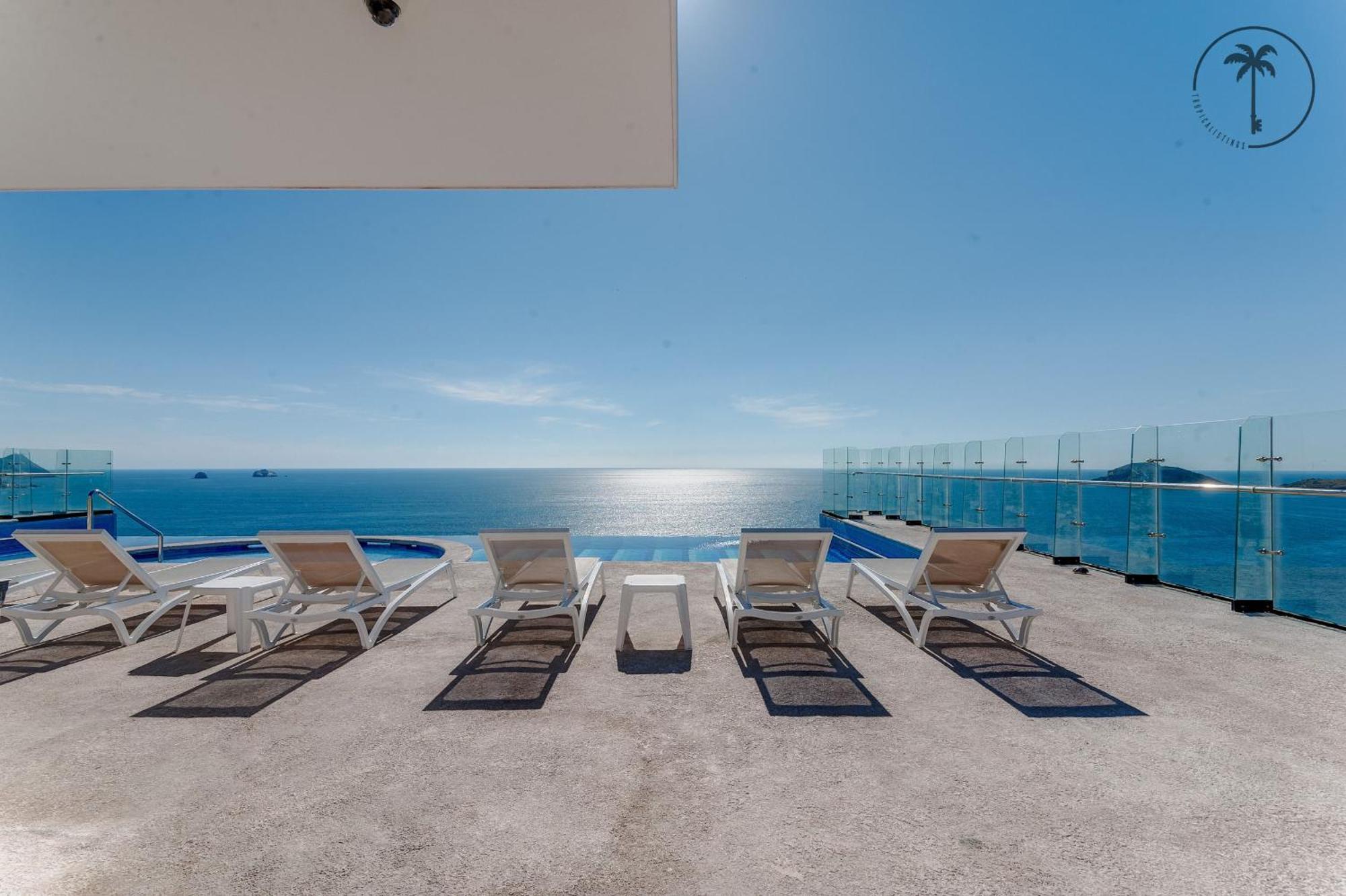 Hermosa Vista Al Mar, Condominio De Lujo! マサトラン エクステリア 写真