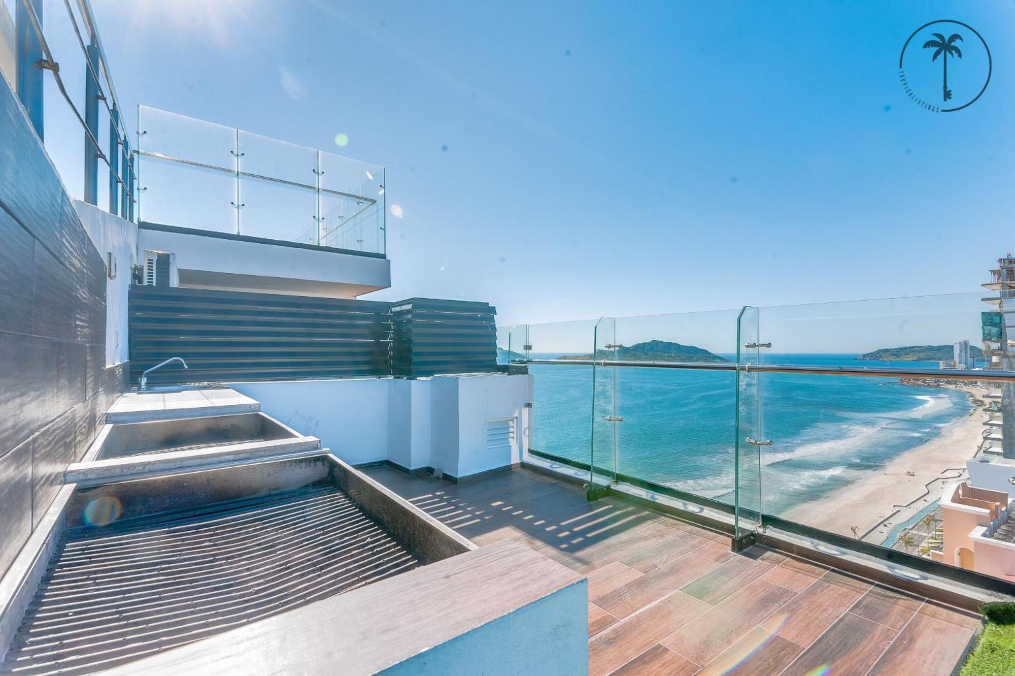 Hermosa Vista Al Mar, Condominio De Lujo! マサトラン エクステリア 写真